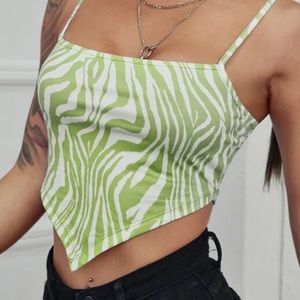Zebra Crop Top
